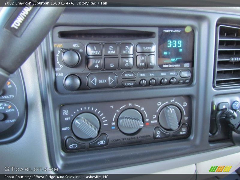 Victory Red / Tan 2002 Chevrolet Suburban 1500 LS 4x4