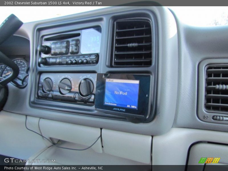 Victory Red / Tan 2002 Chevrolet Suburban 1500 LS 4x4