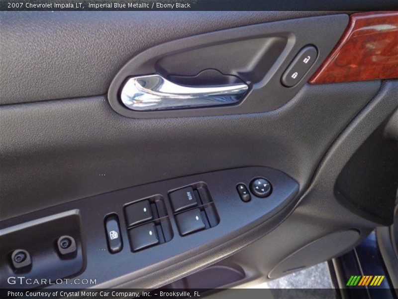 Imperial Blue Metallic / Ebony Black 2007 Chevrolet Impala LT