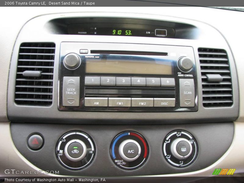 Desert Sand Mica / Taupe 2006 Toyota Camry LE