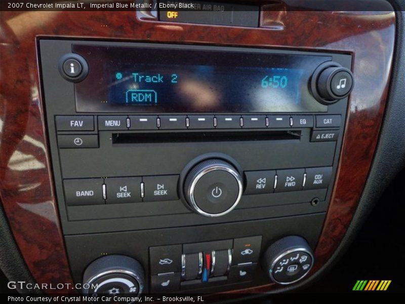 Imperial Blue Metallic / Ebony Black 2007 Chevrolet Impala LT
