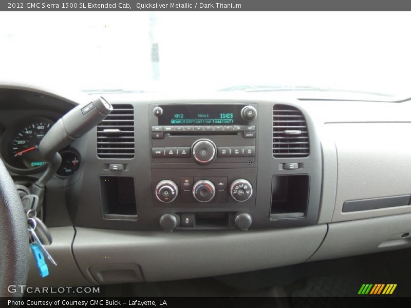 Quicksilver Metallic / Dark Titanium 2012 GMC Sierra 1500 SL Extended Cab