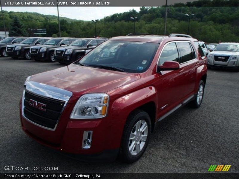 Crystal Red Tintcoat / Jet Black 2013 GMC Terrain SLE AWD