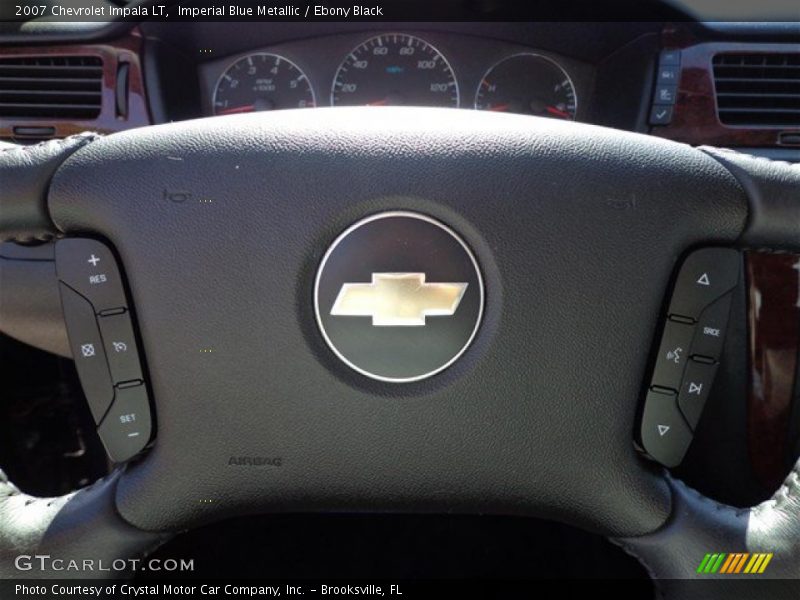 Imperial Blue Metallic / Ebony Black 2007 Chevrolet Impala LT