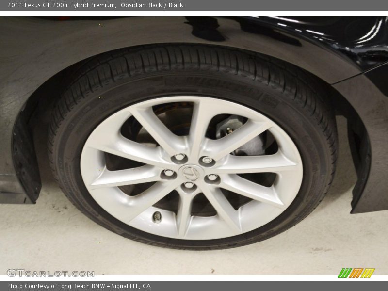 Obsidian Black / Black 2011 Lexus CT 200h Hybrid Premium