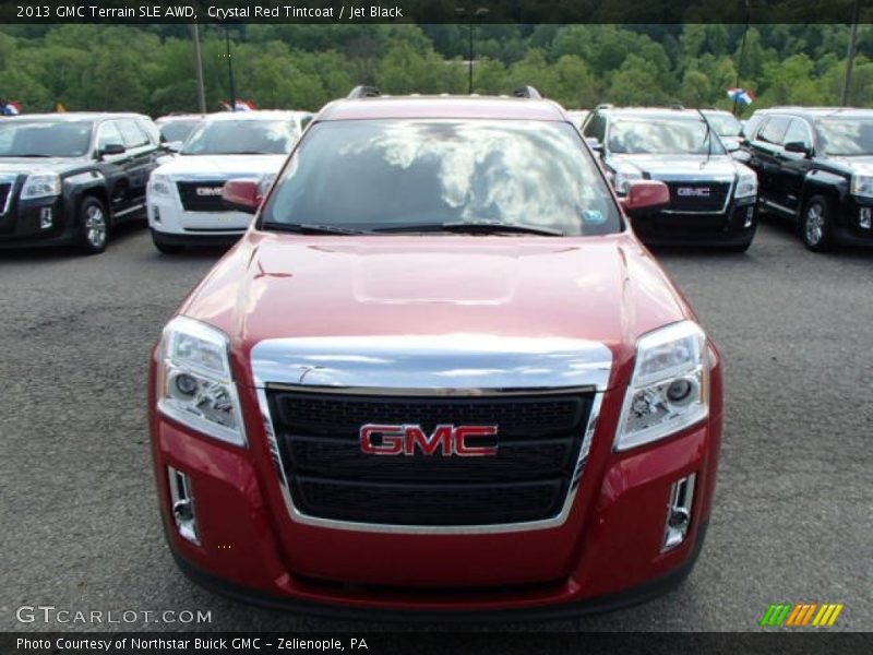 Crystal Red Tintcoat / Jet Black 2013 GMC Terrain SLE AWD