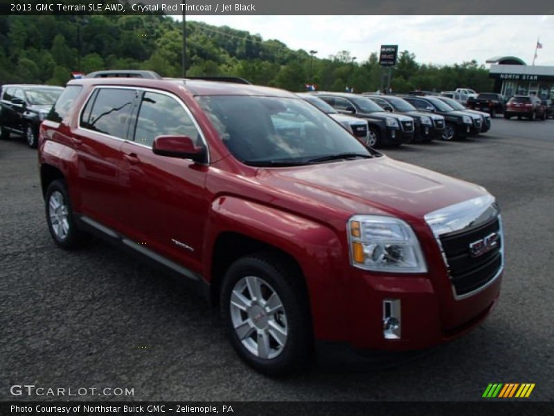 Crystal Red Tintcoat / Jet Black 2013 GMC Terrain SLE AWD