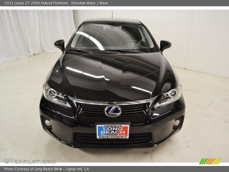 Obsidian Black / Black 2011 Lexus CT 200h Hybrid Premium