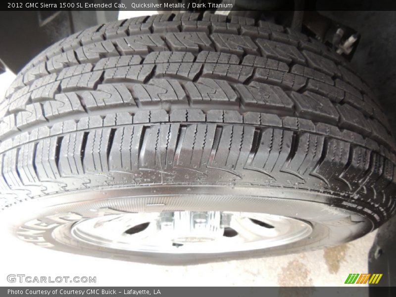 Quicksilver Metallic / Dark Titanium 2012 GMC Sierra 1500 SL Extended Cab