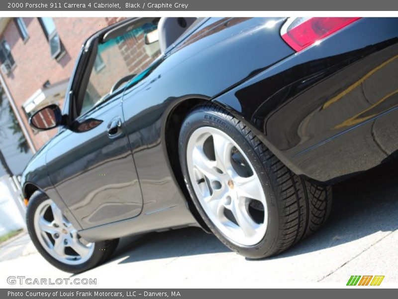 Black / Graphite Grey 2000 Porsche 911 Carrera 4 Cabriolet