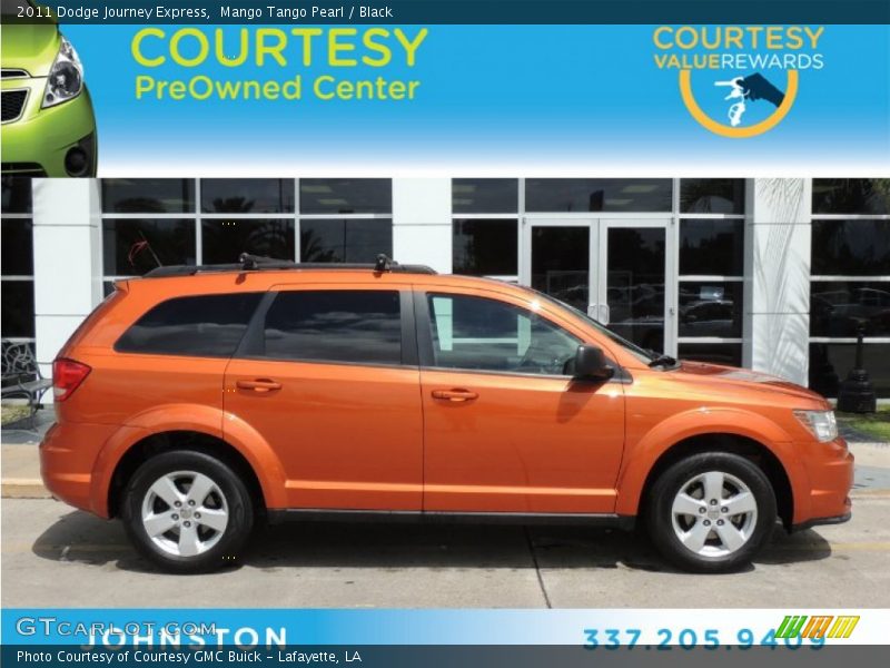 Mango Tango Pearl / Black 2011 Dodge Journey Express