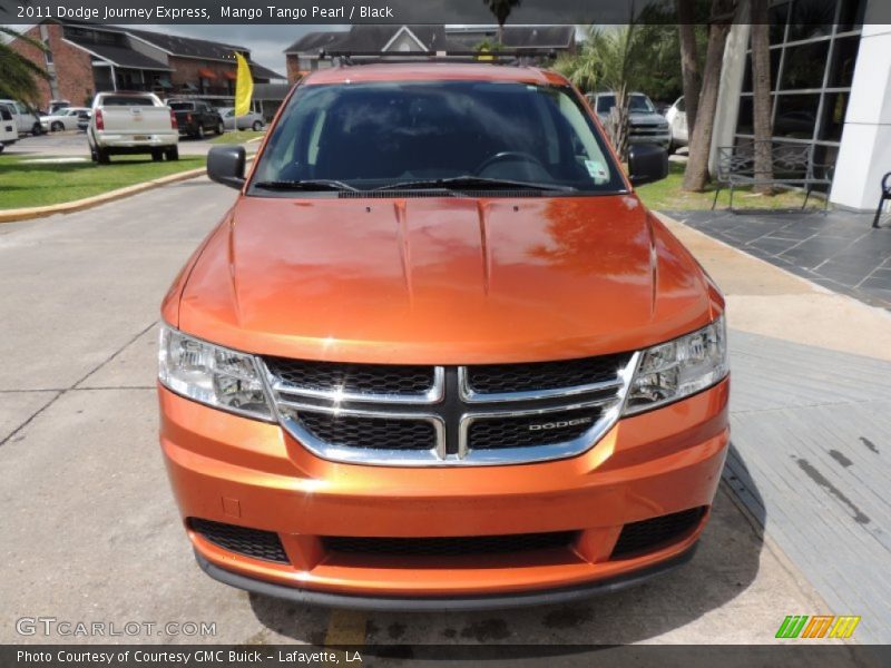 Mango Tango Pearl / Black 2011 Dodge Journey Express