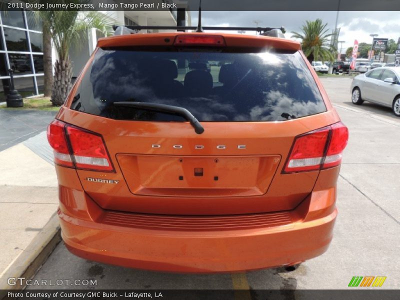 Mango Tango Pearl / Black 2011 Dodge Journey Express