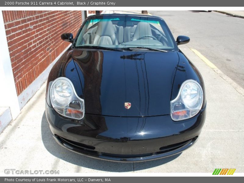 Black / Graphite Grey 2000 Porsche 911 Carrera 4 Cabriolet