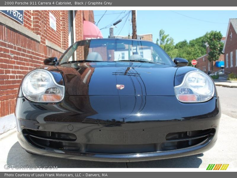 Black / Graphite Grey 2000 Porsche 911 Carrera 4 Cabriolet