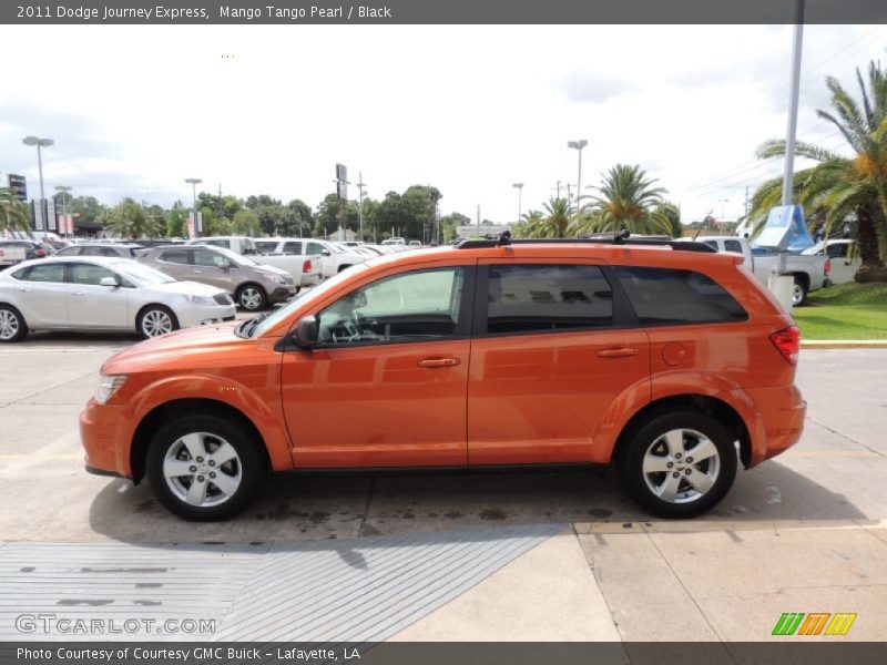 Mango Tango Pearl / Black 2011 Dodge Journey Express