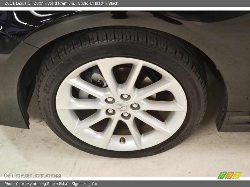 Obsidian Black / Black 2011 Lexus CT 200h Hybrid Premium