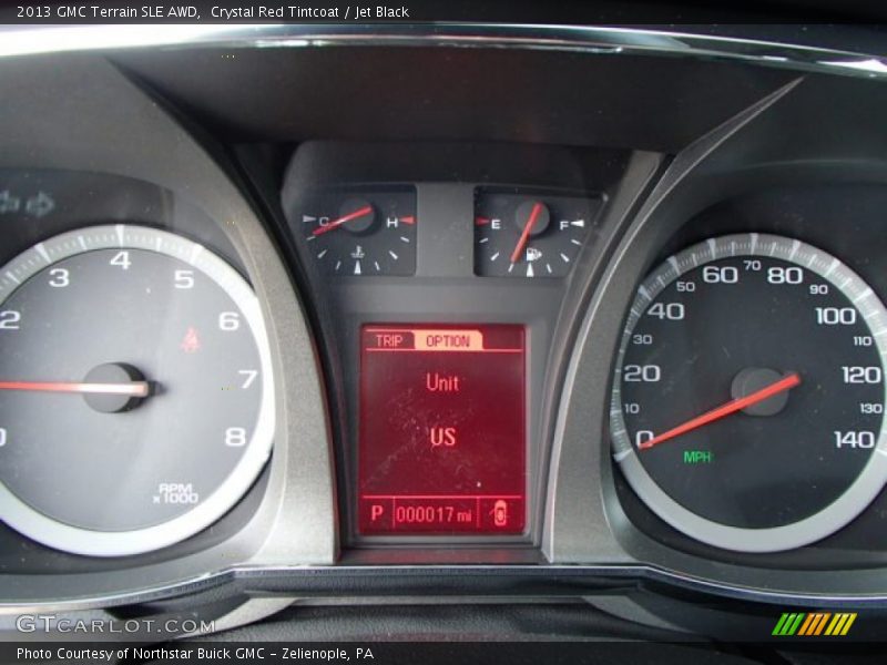 Crystal Red Tintcoat / Jet Black 2013 GMC Terrain SLE AWD