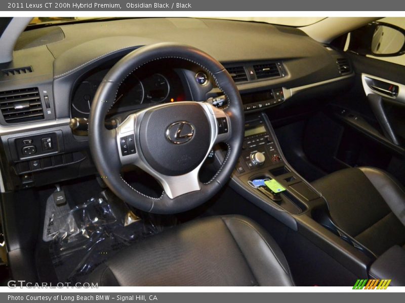 Obsidian Black / Black 2011 Lexus CT 200h Hybrid Premium