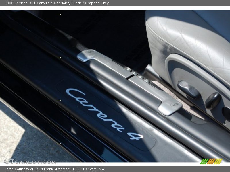 Black / Graphite Grey 2000 Porsche 911 Carrera 4 Cabriolet