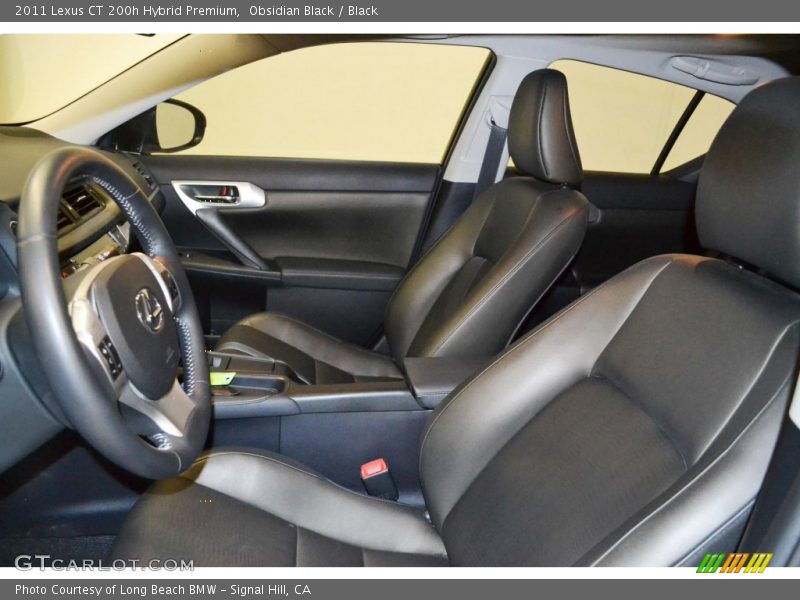 Obsidian Black / Black 2011 Lexus CT 200h Hybrid Premium