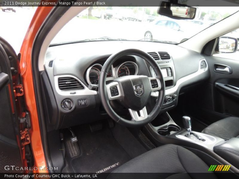 Mango Tango Pearl / Black 2011 Dodge Journey Express