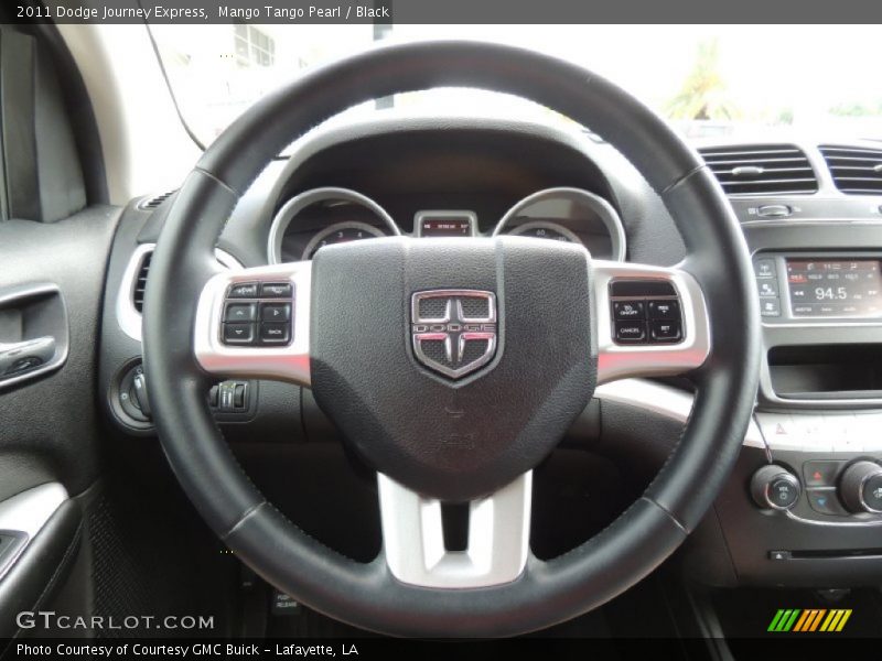 Mango Tango Pearl / Black 2011 Dodge Journey Express