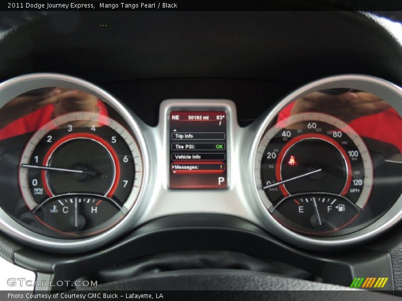 Mango Tango Pearl / Black 2011 Dodge Journey Express