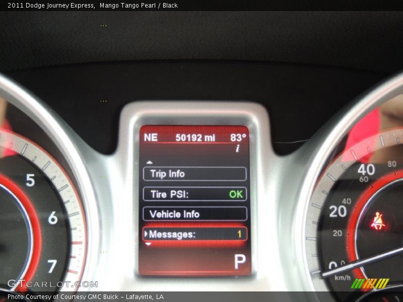 Mango Tango Pearl / Black 2011 Dodge Journey Express