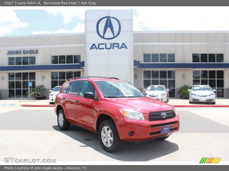 Barcelona Red Pearl / Ash Gray 2007 Toyota RAV4 I4