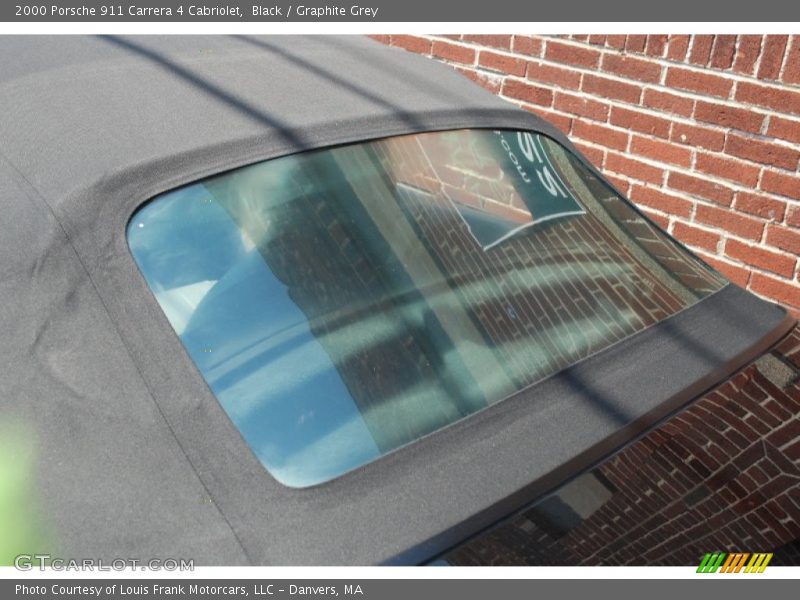 Black / Graphite Grey 2000 Porsche 911 Carrera 4 Cabriolet