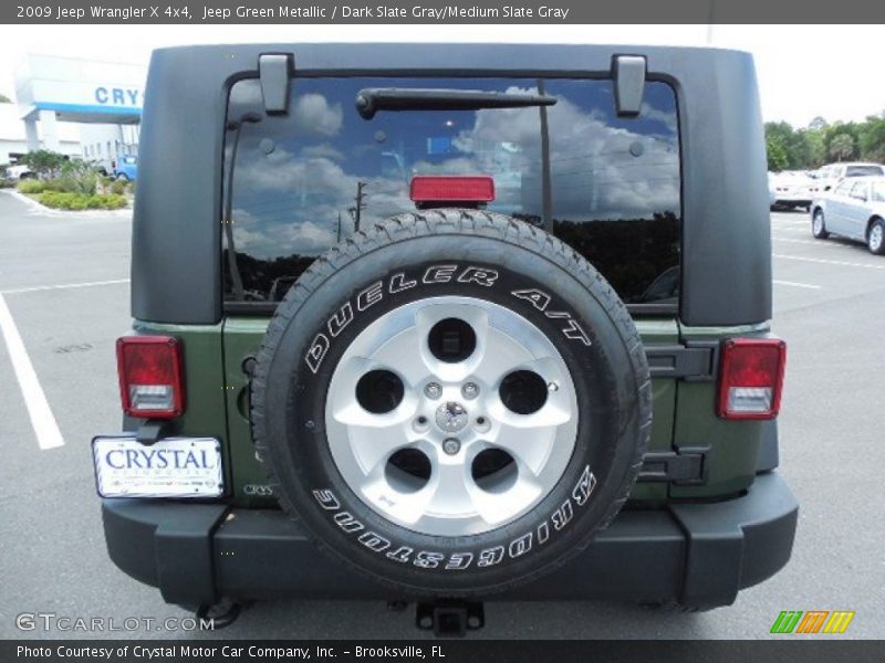 Jeep Green Metallic / Dark Slate Gray/Medium Slate Gray 2009 Jeep Wrangler X 4x4