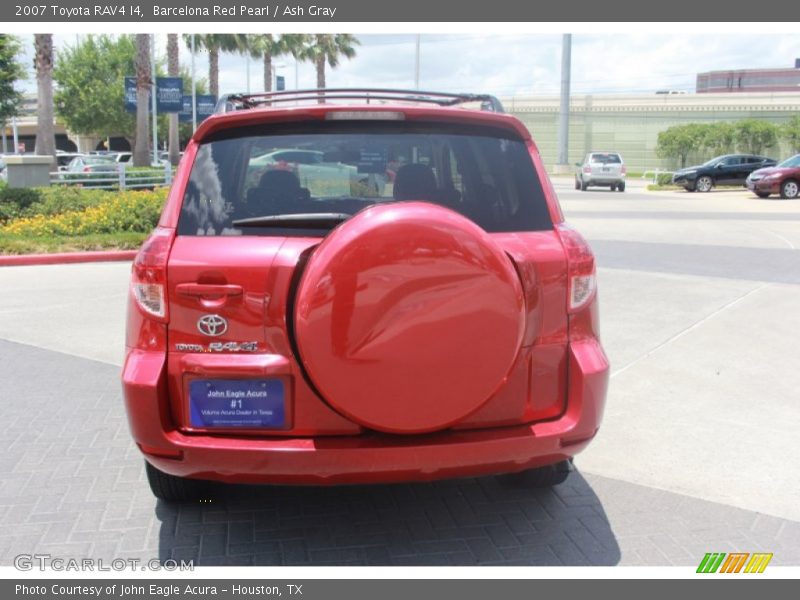 Barcelona Red Pearl / Ash Gray 2007 Toyota RAV4 I4