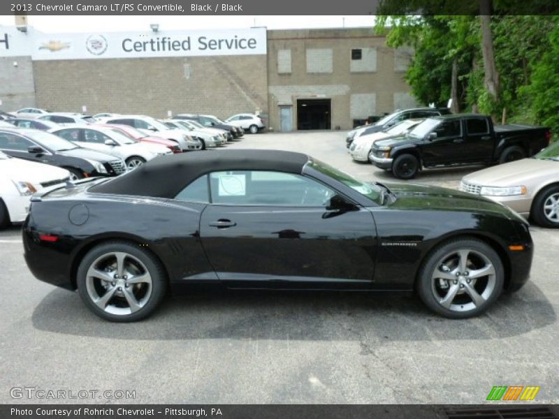 Black / Black 2013 Chevrolet Camaro LT/RS Convertible