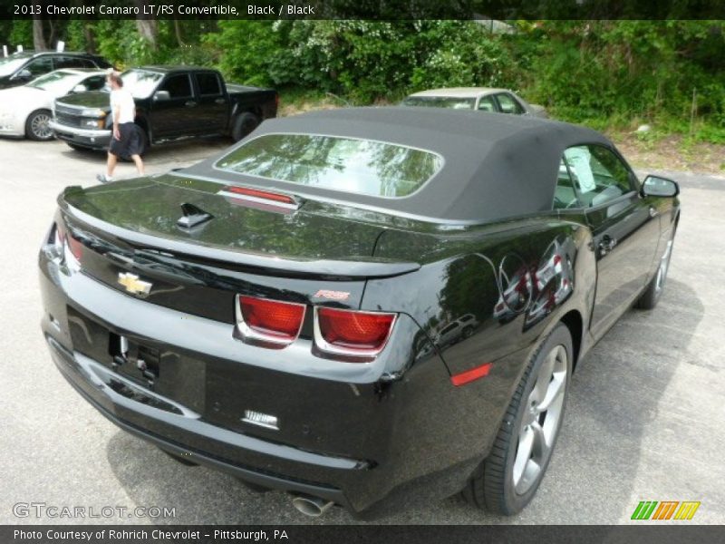Black / Black 2013 Chevrolet Camaro LT/RS Convertible