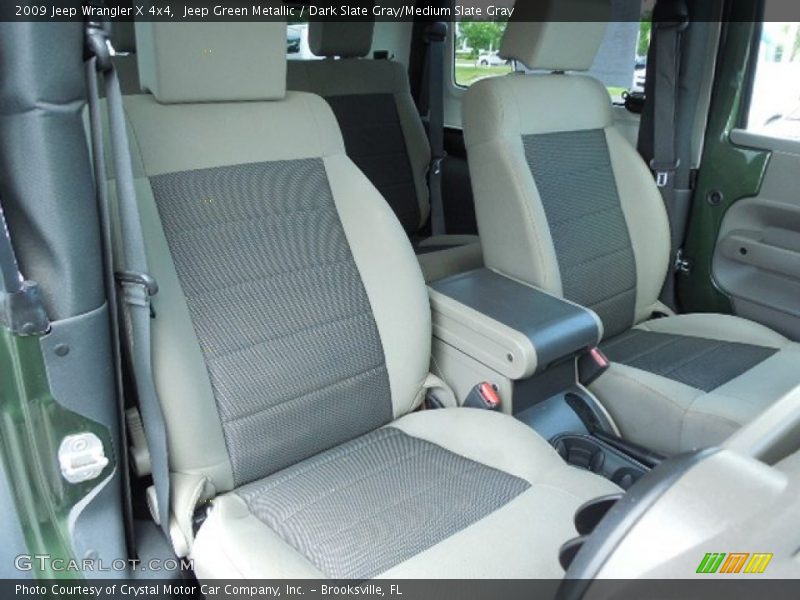 Jeep Green Metallic / Dark Slate Gray/Medium Slate Gray 2009 Jeep Wrangler X 4x4