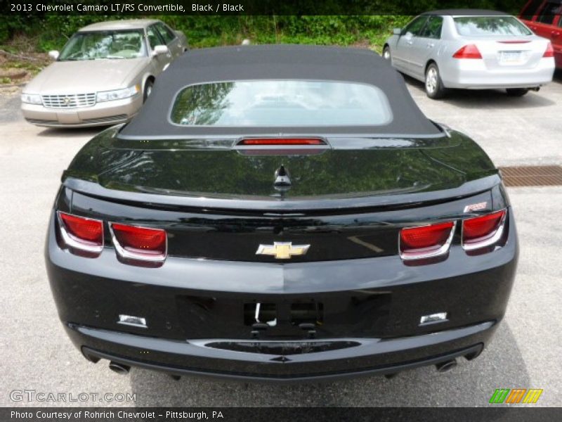 Black / Black 2013 Chevrolet Camaro LT/RS Convertible