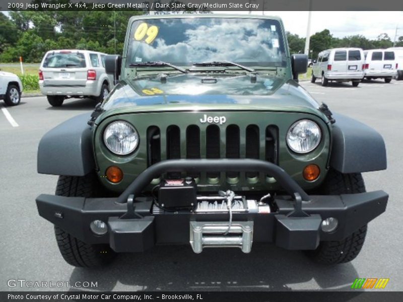 Jeep Green Metallic / Dark Slate Gray/Medium Slate Gray 2009 Jeep Wrangler X 4x4