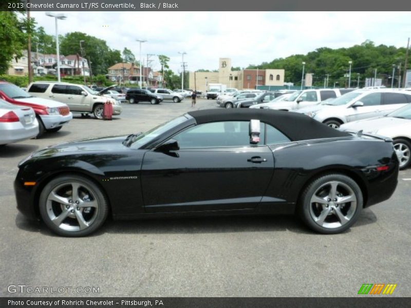 Black / Black 2013 Chevrolet Camaro LT/RS Convertible