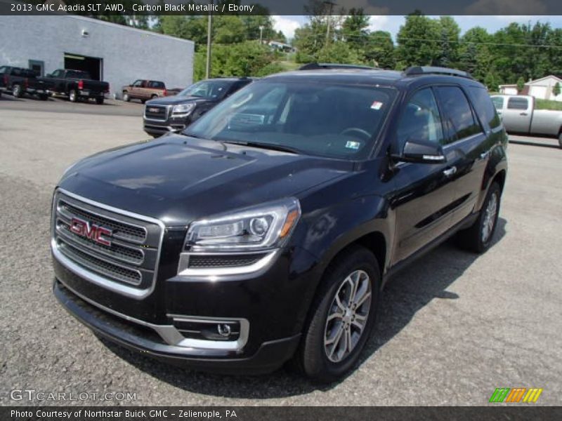 Carbon Black Metallic / Ebony 2013 GMC Acadia SLT AWD