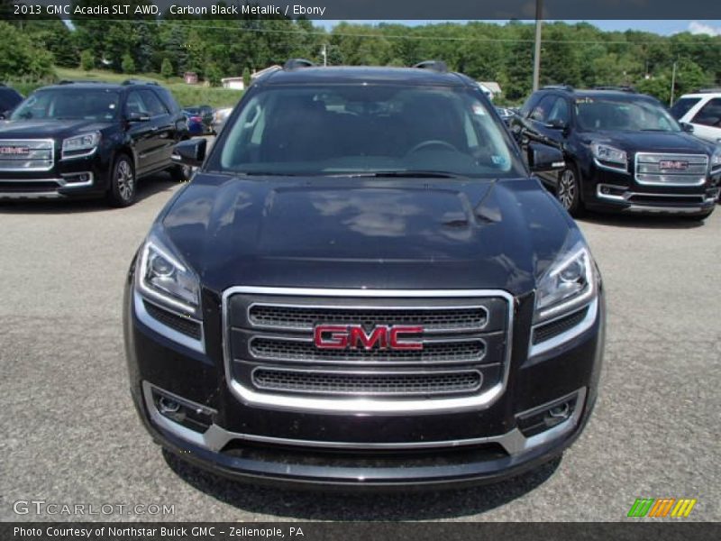 Carbon Black Metallic / Ebony 2013 GMC Acadia SLT AWD