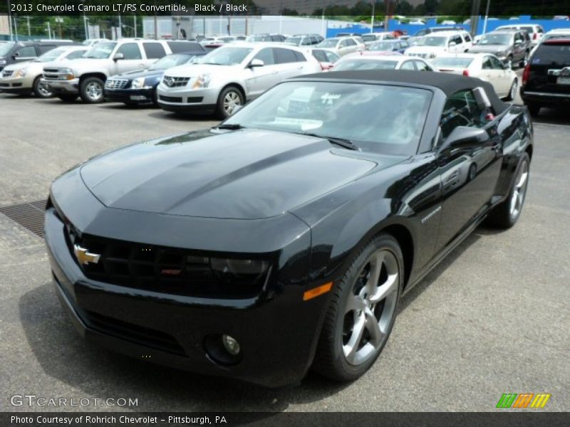Black / Black 2013 Chevrolet Camaro LT/RS Convertible