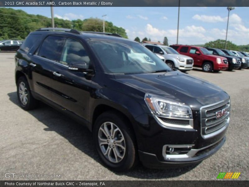 Carbon Black Metallic / Ebony 2013 GMC Acadia SLT AWD