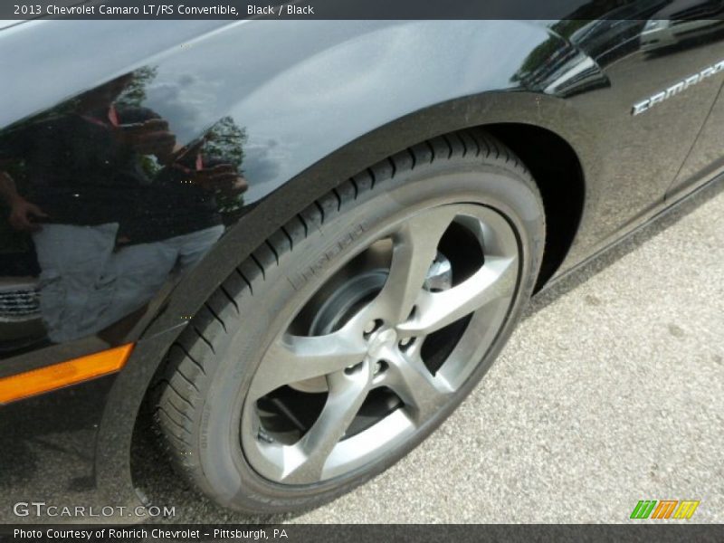 Black / Black 2013 Chevrolet Camaro LT/RS Convertible