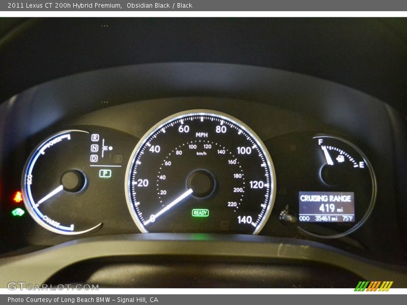 Obsidian Black / Black 2011 Lexus CT 200h Hybrid Premium