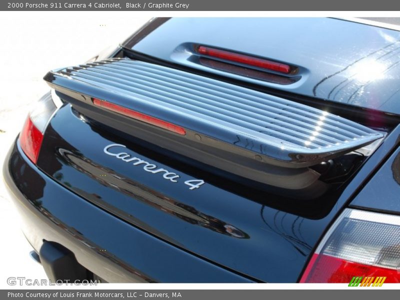 Black / Graphite Grey 2000 Porsche 911 Carrera 4 Cabriolet