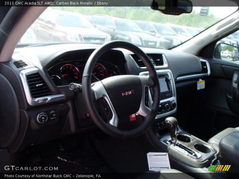 Carbon Black Metallic / Ebony 2013 GMC Acadia SLT AWD