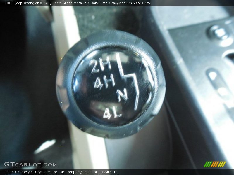 Jeep Green Metallic / Dark Slate Gray/Medium Slate Gray 2009 Jeep Wrangler X 4x4
