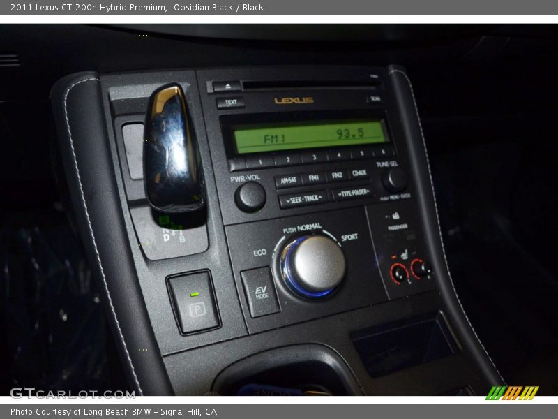 Obsidian Black / Black 2011 Lexus CT 200h Hybrid Premium