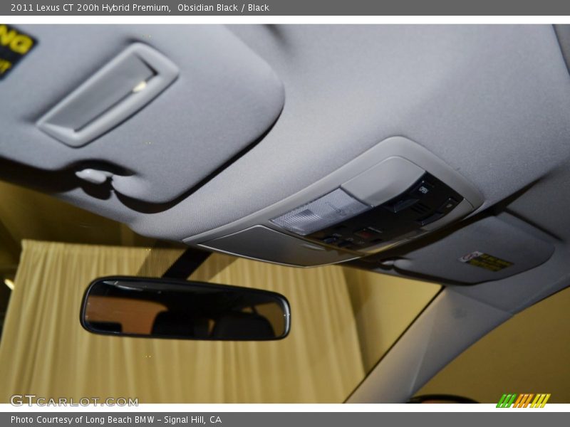 Obsidian Black / Black 2011 Lexus CT 200h Hybrid Premium